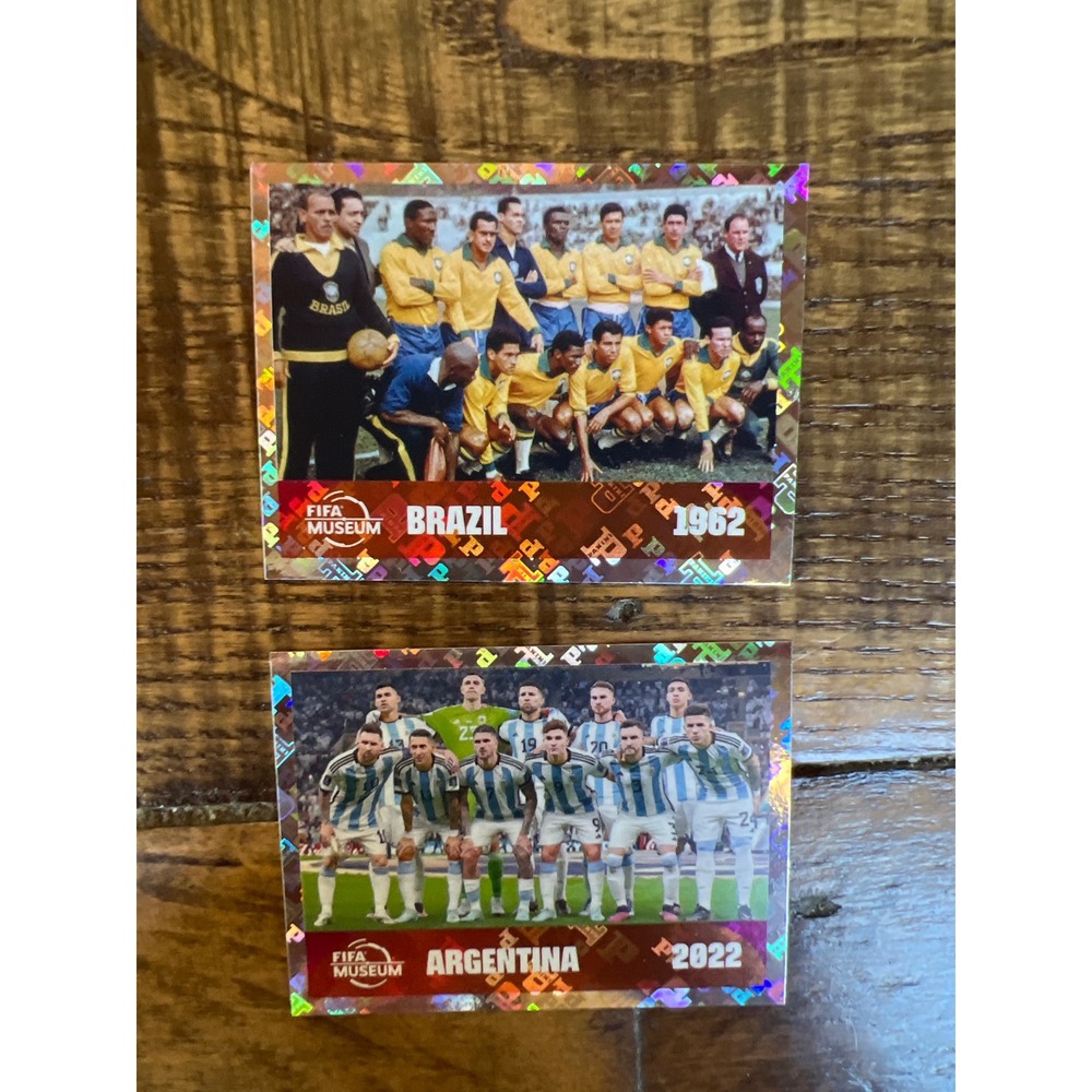 Panini FIFA Museum World Cup 2026 Stickers Brazil 1962 Argentina 2022 FWC 12 19